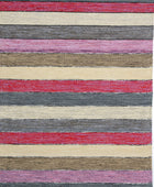 MULTICOLOR STRIPES HAND WOVEN DHURRIE