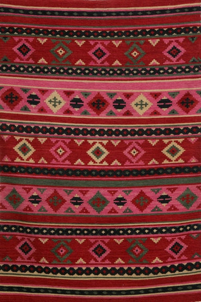 MULTICOLOR VINTAGE HAND WOVEN KILIM