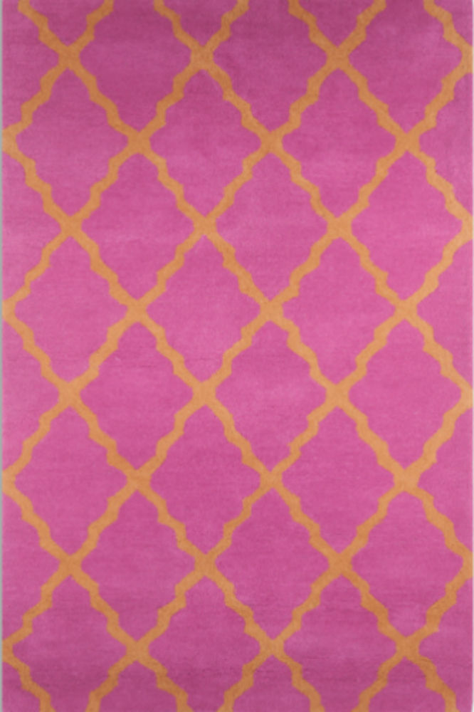 PINK MOROCCAN HAND TUFTED CARPET