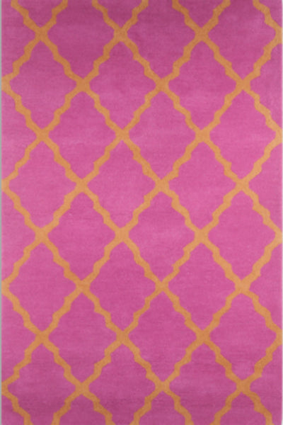 PINK MOROCCAN HAND TUFTED CARPET