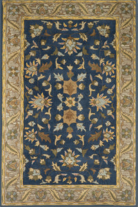 BLUE PERSIAN HAND TUFTED CARPET by Imperial Knots - Image 1
