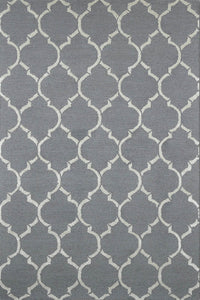 GREY MOROCCAN HAND TUFTED CARPET by Imperial Knots - Image 1