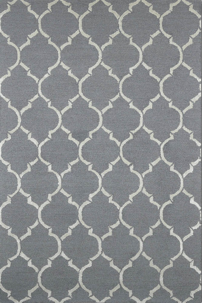 GREY MOROCCAN HAND TUFTED CARPET