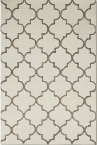 IVORY MOROCCAN HAND TUFTED CARPET by Imperial Knots - Image 1
