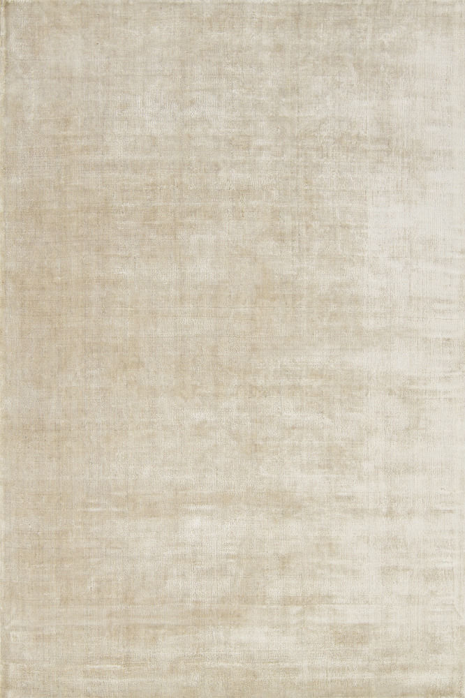 LIGHT BEIGE SOLID HAND KNOTTED CARPET