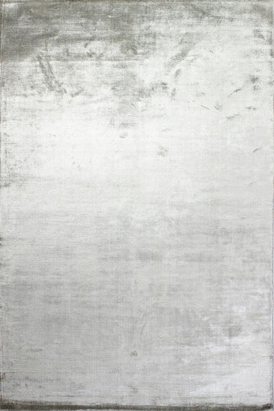 LIGHT GREY SOLID HAND KNOTTED CARPET