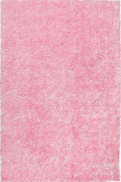 LIGHT PINK SHAGGY HAND MADE CARPET