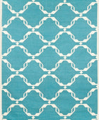 BLUE MOROCCAN HAND WOVEN DHURRIE