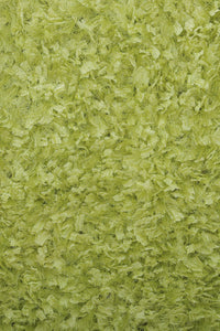 GREEN SHAGGY HAND MADE CARPET by Imperial Knots - Image 3