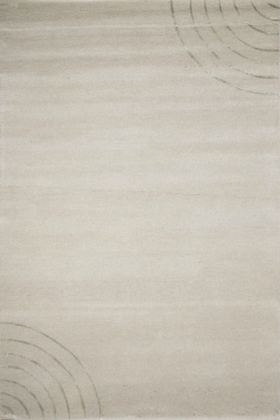 IVORY EMBOSSED SOLIDS HAND TUFTED CARPET