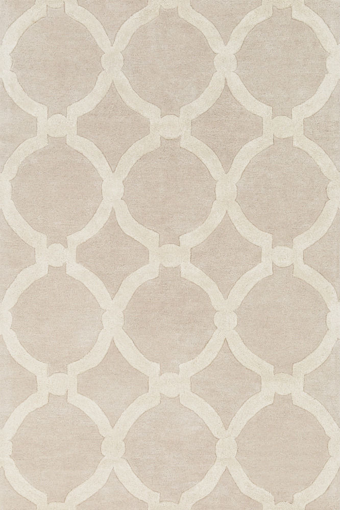 BEIGE EMBOSSED HAND TUFTED CARPET