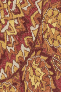 RED SUZANI HAND TUFTED CARPET by Imperial Knots - Image 3