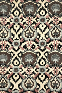 MULTICOLOR IKAT HAND TUFTED CARPET by Imperial Knots - Image 1
