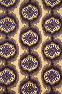 BEIGE IKAT HAND TUFTED CARPET by Imperial Knots - Image 1