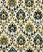 IVORY DAMASK HAND TUFTED CARPET by Imperial Knots - Image 1