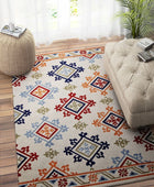 MULTICOLOR BEIGE TRADITIONAL HAND TUFTED CARPET