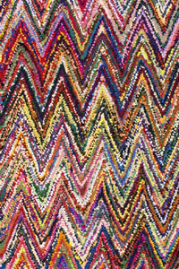 MULTICOLOR CHINDI HAND TUFTED CARPET by Imperial Knots - Image 3