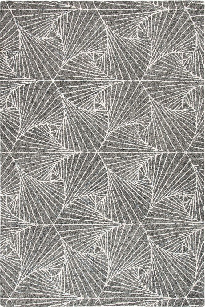 GREY AND WHITE BESPOKE HAND TUFTED CARPET