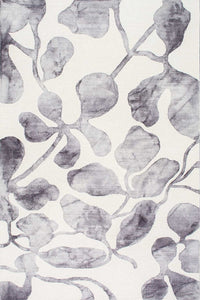 GREY AND IVORY DIP DYED HAND TUFTED CARPET by Imperial Knots - Image 1