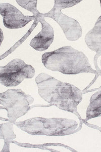 GREY AND IVORY DIP DYED HAND TUFTED CARPET by Imperial Knots - Image 3