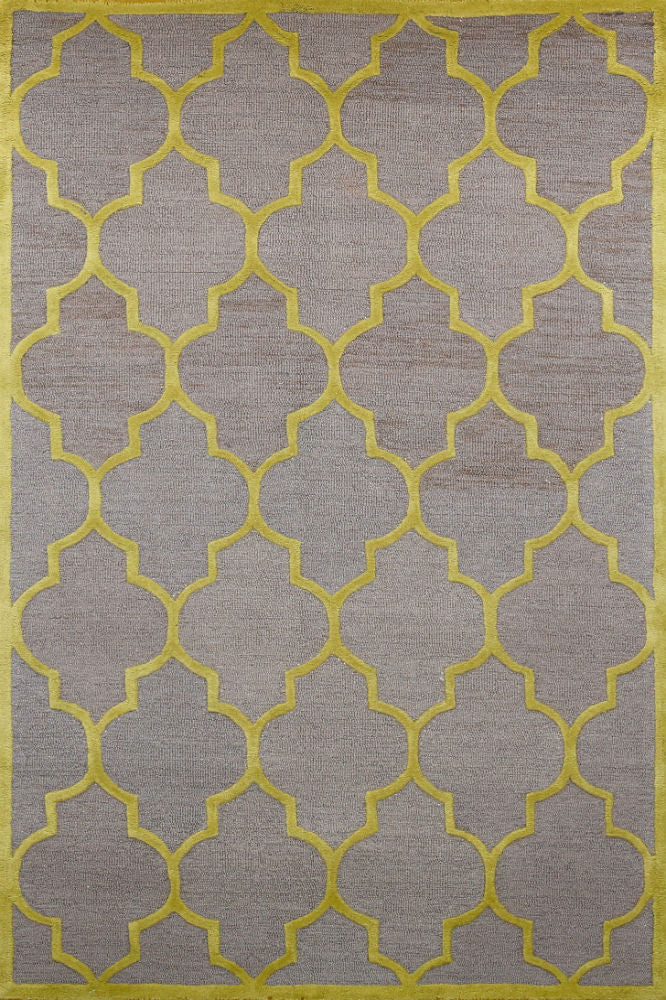 GREY MOROCCAN HAND TUFTED CARPET