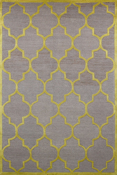 GREY MOROCCAN HAND TUFTED CARPET