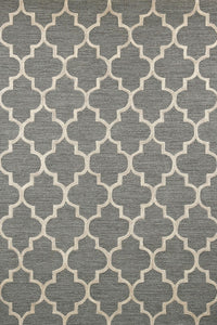 GREY MOROCCAN HAND TUFTED CARPET by Imperial Knots - Image 1