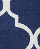 BLUE MOROCCAN HAND TUFTED CARPET - Imperial Knots