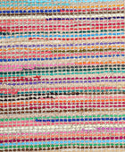 MULTICOLOR CHINDI HAND WOVEN DHURRIE