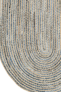 GREY CHINDI HAND WOVEN DHURRIE by Imperial Knots - Image 3