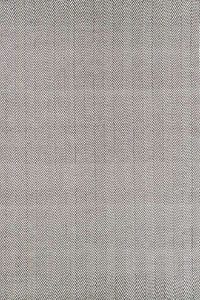 Ivory and grey stripes kilim hand woven dhurrie wool hand-woven rug for
