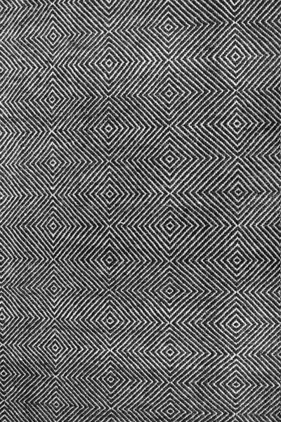 IVORY AND BLACK KILIM HAND WOVEN DHURRIE