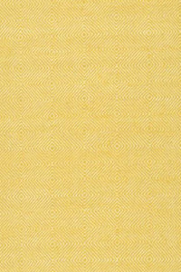 IVORY AND YELLOW KILIM HAND WOVEN DHURRIE by Imperial Knots - Image 3