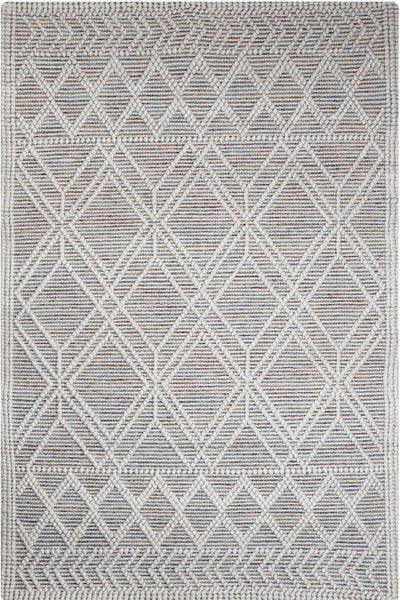 MULTICOLOR IVORY KILIM HAND WOVEN DHURRIE