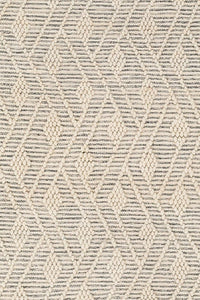 IVORY AND BLACK KILIM HAND WOVEN DHURRIE by Imperial Knots - Image 2