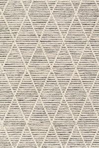 IVORY AND BLACK KILIM HAND WOVEN DHURRIE by Imperial Knots - Image 2
