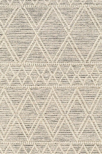 IVORY AND BLACK KILIM HAND WOVEN DHURRIE by Imperial Knots - Image 2