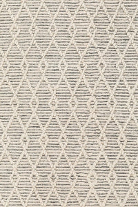 IVORY AND BLACK KILIM HAND WOVEN DHURRIE by Imperial Knots - Image 2
