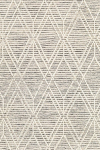IVORY AND BLACK KILIM HAND WOVEN DHURRIE by Imperial Knots - Image 2