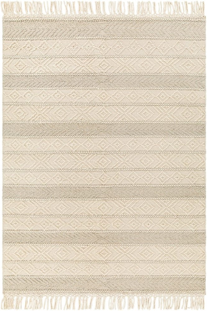 IVORY KILIM HAND WOVEN DHURRIE