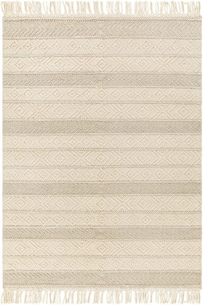 IVORY KILIM HAND WOVEN DHURRIE