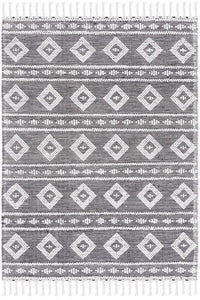 IVORY AND BLACK KILIM HAND WOVEN DHURRIE by Imperial Knots - Image 1