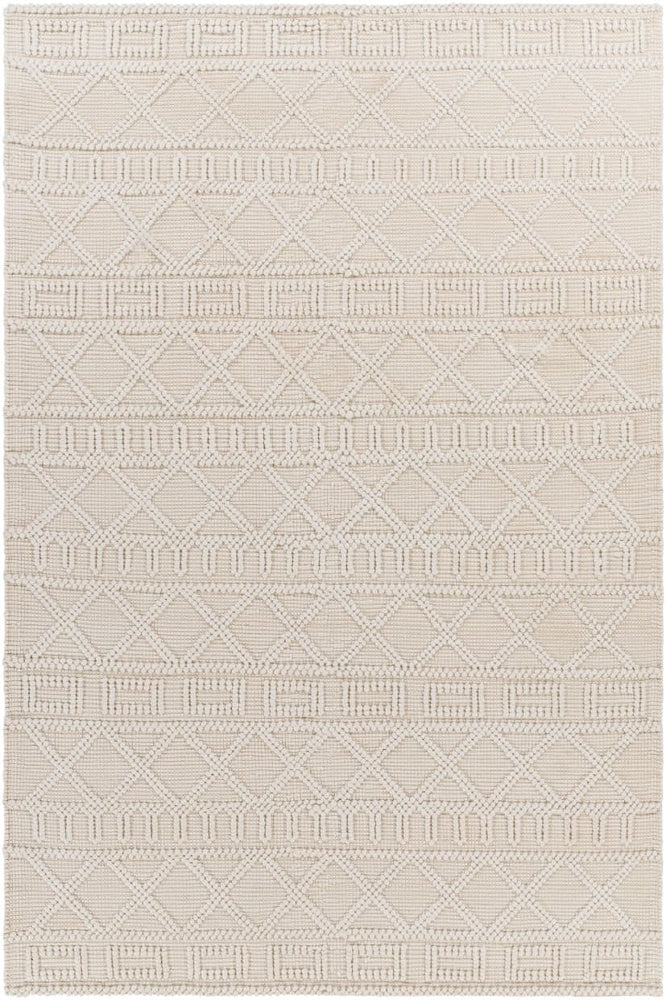 IVORY KILIM HAND WOVEN DHURRIE