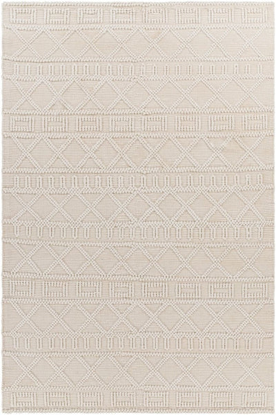 IVORY KILIM HAND WOVEN DHURRIE