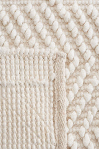 IVORY KILIM HAND WOVEN DHURRIE by Imperial Knots - Image 3