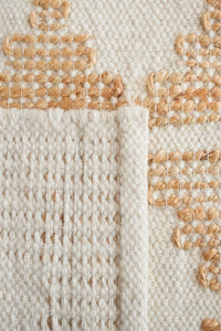 NATURAL AND IVORY KILIM HAND WOVEN DHURRIE by Imperial Knots - Image 3