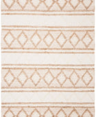 NATURAL AND IVORY KILIM HAND WOVEN DHURRIE