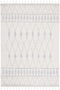 IVORY AND GREY KILIM HAND WOVEN DHURRIE by Imperial Knots - Image 1