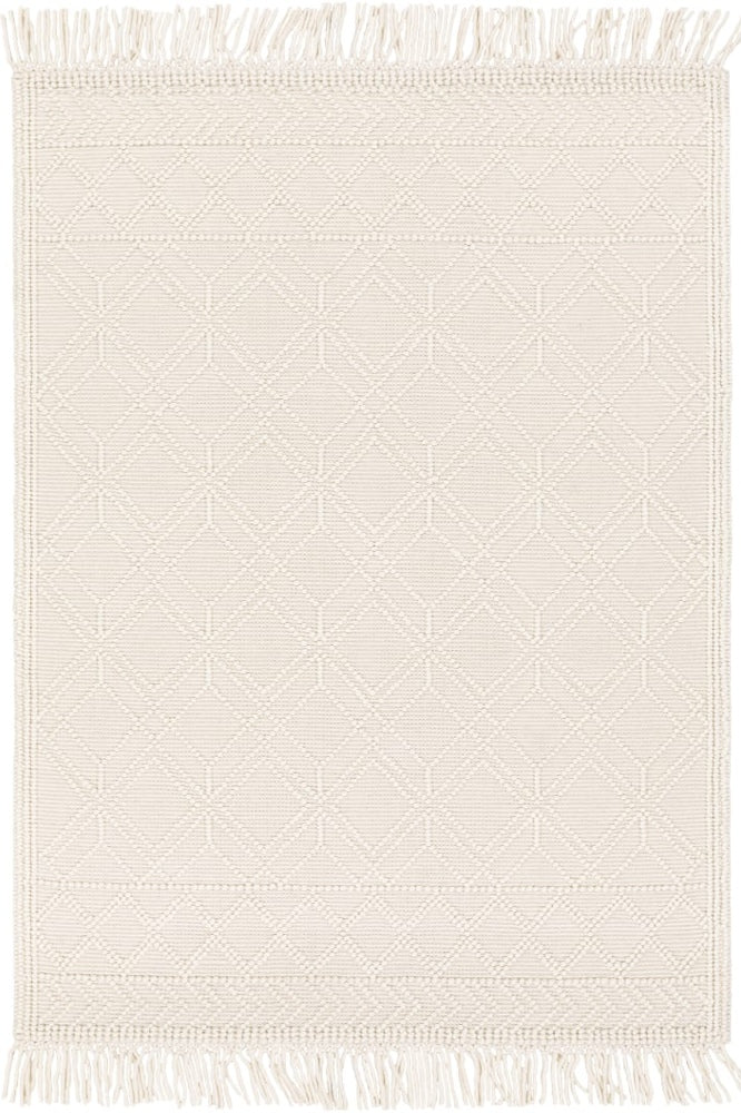 IVORY KILIM HAND WOVEN DHURRIE