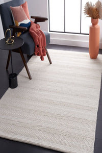 IVORY KILIM HAND WOVEN DHURRIE by Imperial Knots - Image 2